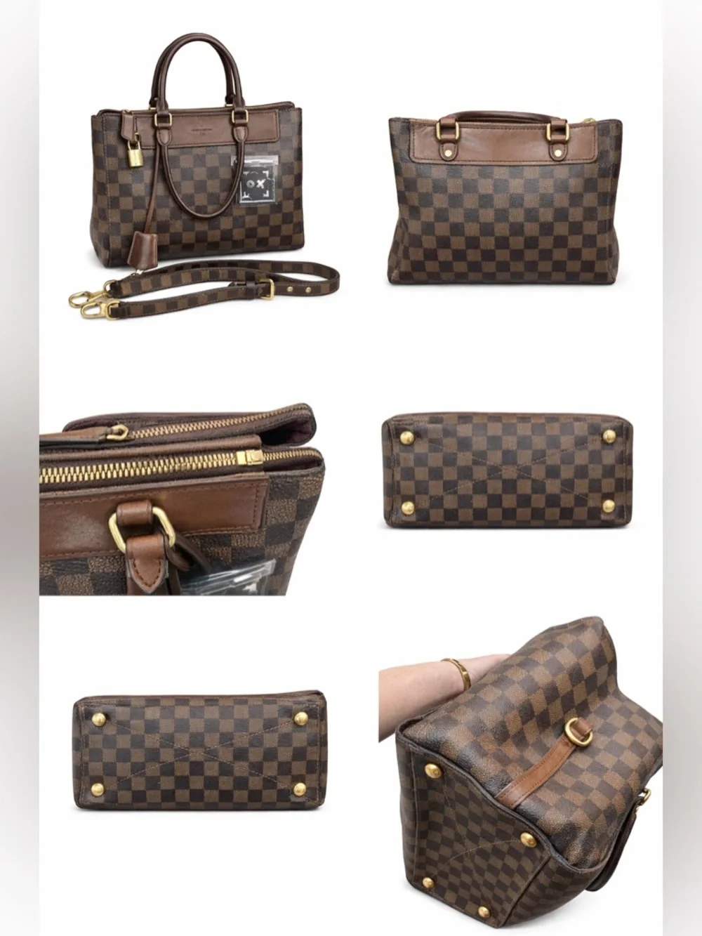 Authentic Louis Vuitton Greenwich PM – Damier Ebene